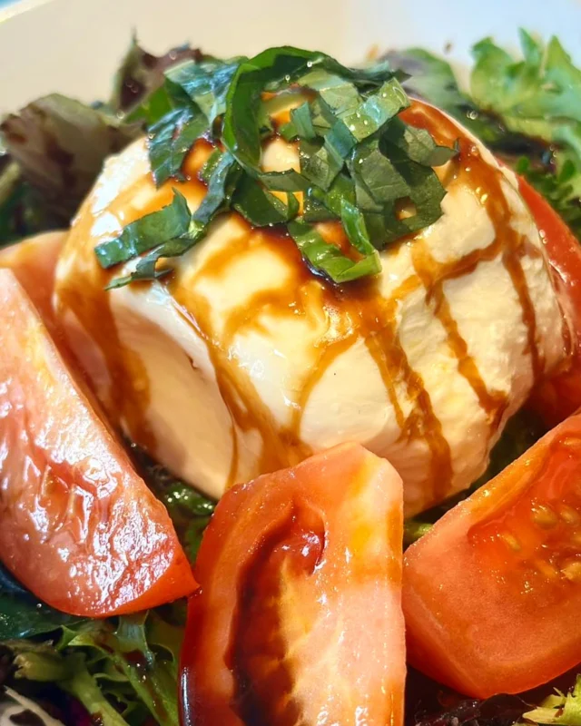 NEW MENU ITEM:
Smoked Burrata Salad
• smoked burrata
• mixed Greens
• roma tomato
• balsamic vinegar
• crostini